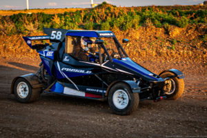 Chassis Mygale XC02 sur la piste terre d'Issoudun